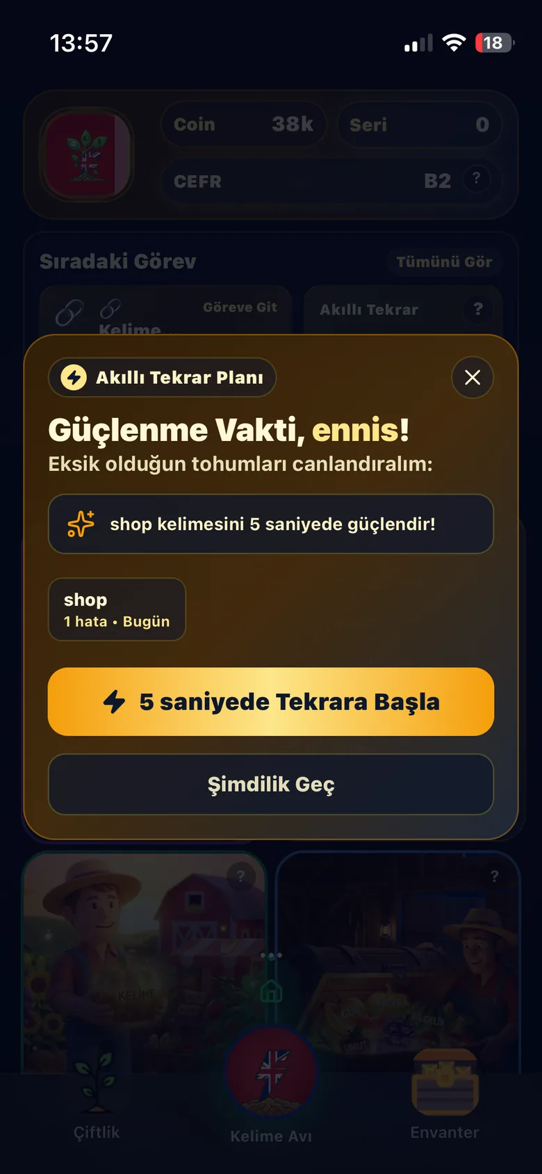 Akıllı tekrar önerisi